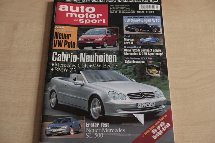 Deckblatt Auto Motor und Sport (23/2001)